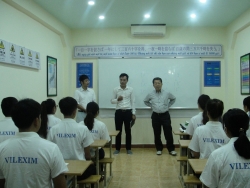 Lớp học Tu nghiệp sinh Nhật Bản đón đại diện nghiệp đoàn Nhật sang thăm & làm việc với Công ty Vilexim